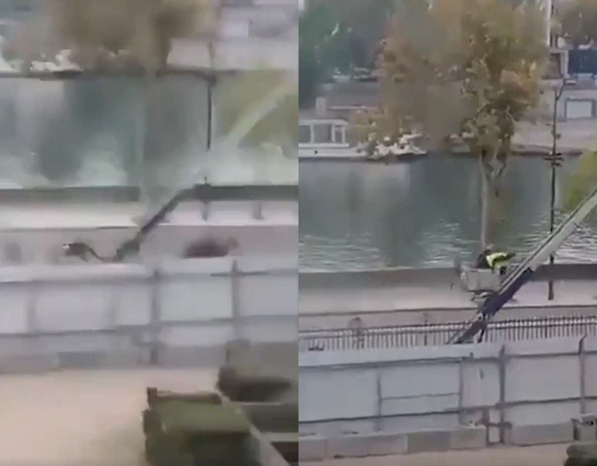 VIDEO: ვრცელდება კადრები, სადაც ჩანს, როგორ დატოვეს მძარცველებმა ლუვრი