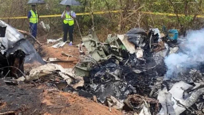 ავიაკატასტროფა მოხდა: თვითმფრინავს ცეცხლი გაუჩნდა და მთლიანად დაიწვა