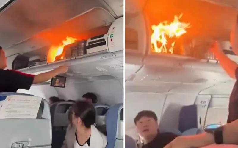 VIDEO: Air China-ს სამგზავრო თვითმფრინავზე ხანძარი გაჩნდა - "ჯერ აფეთქების ხმა გავიგონეთ და..."