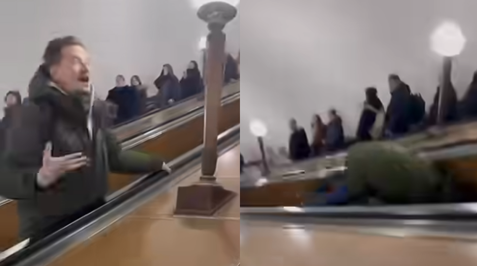 VIDEO: თბილისის მეტროში მთვრალი რუსის სასიკვდილო ნომერი