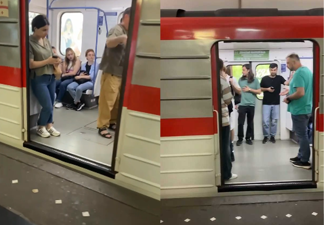 VIDEO: ვრცელდება უჩვეულო კადრები თბილისის მეტროდან