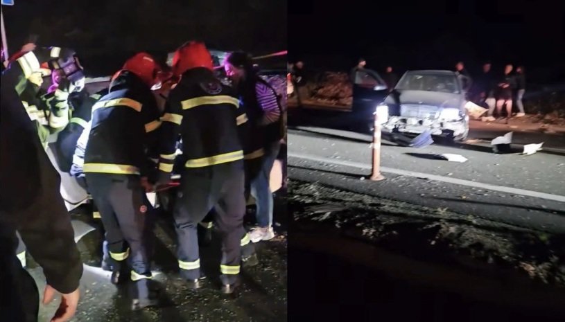 ადგილზე სამაშველო ჯგუფია მობილიზებული! ახლახანს ძლიერი ავარია მოხდა.