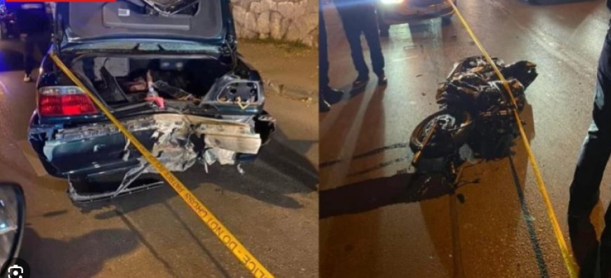 VIDEO: ღმერთო კიდევ ერთი ტრაგედია მაღალი სიჩქარით მოძრავი მოტოციკლი ხეს შეეჯახა: მძღოლი ადგილზე დაიღუპა - ავარია ხობში