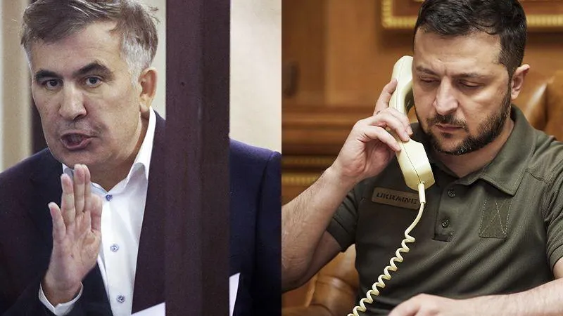 მიხეილ სააკაშვილი ვოლოდიმირ ზელენსკის მიმართავს