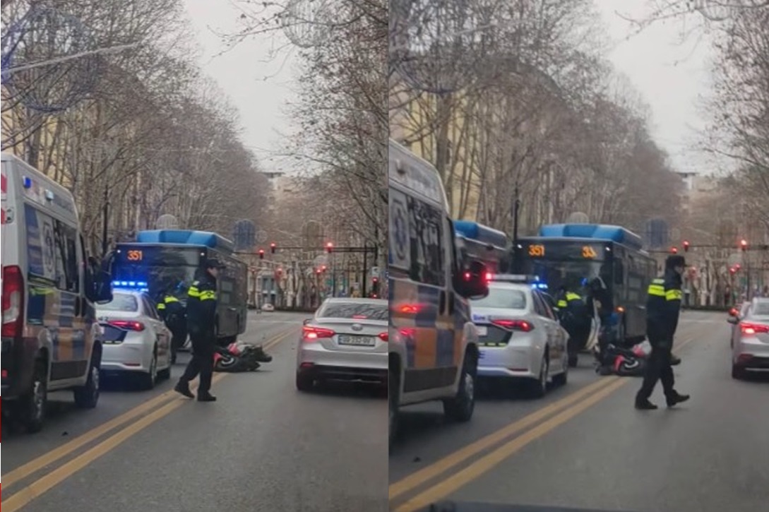 VIDEO: მძიმე ავარია თბილისში - კადრები რამდენიმე წუთის წინ გავრცელდა