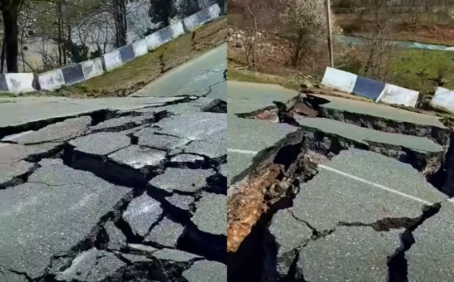 მეწყერი  სოფელ კურსებში