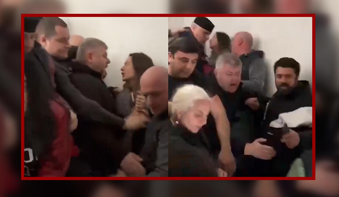 VIDEO: "ნელა, რას აკეთებ, ხელი გაწიე" - ხმაური და დაპირისპირება ბერი ნიკოლოზის სახლთან - რას ითხოვს მრევლი?